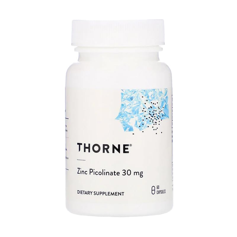 Піколінат цинку Thorne Research Zinc Picolinate 30 мг, 60 капсул